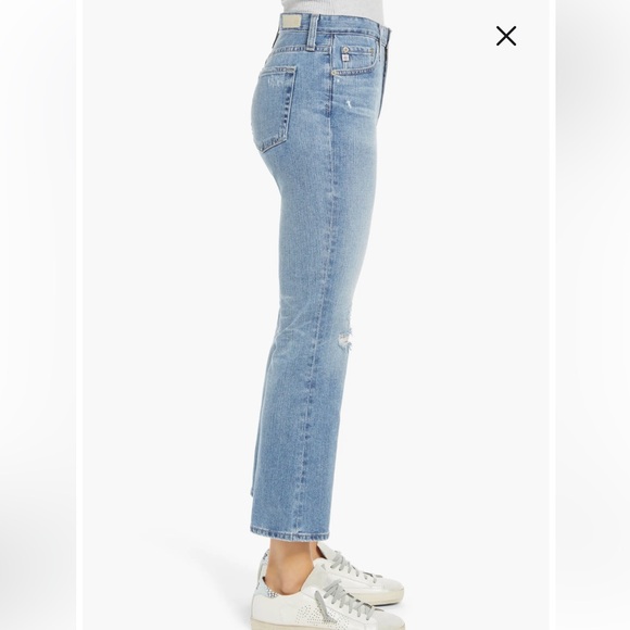 AG Denim Jeans Size 26 The Jodi Crop 22 years succession Medium Wash High Rise - Picture 3 of 13